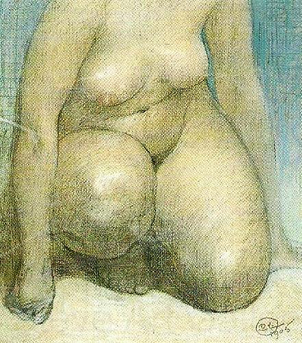 Carl Larsson nakenstudie Spain oil painting art
